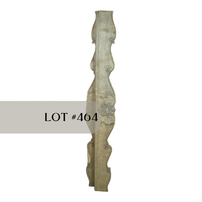 Lot 463 | Pair of Ornate Unfinished Bed Rails