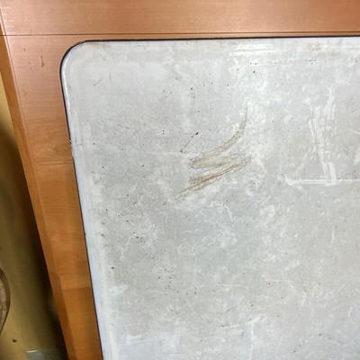 Lot 467 | Hoosier Cabinet Porcelain Counter
