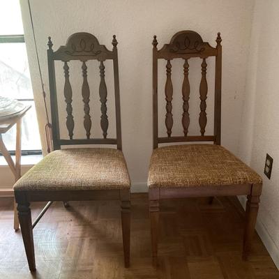 2 Vintage Dining Chairs