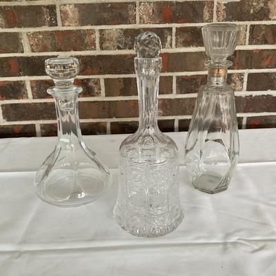 Vintage Decanters Lot of 3