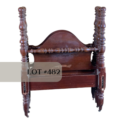 Lot 482 | Two Twin Bed Frames | Head and Footboard