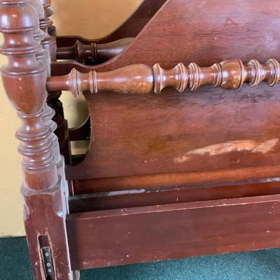 Lot 482 | Two Twin Bed Frames | Head and Footboard