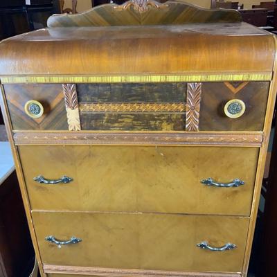 Lot 486 | Art Deco Highboy