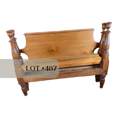 Lot 487 | Substantial Head and Footboard