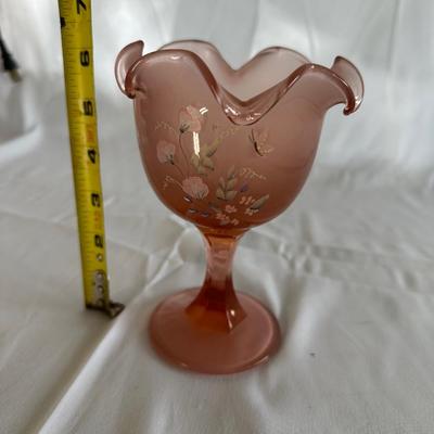 DEPRESSION GLASS - SIGNED BY FENTON