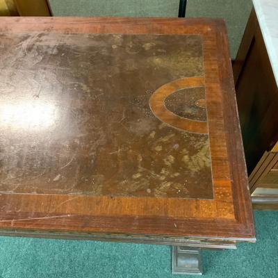 Lot 490 | Library Table | Trestle Base