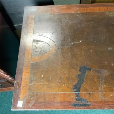Lot 490 | Library Table | Trestle Base
