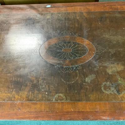 Lot 490 | Library Table | Trestle Base