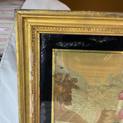 Lot 497 | Incredible Needlepoint of the Baby Moses
