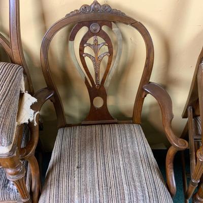 Lot 499 | Six Chairs | 1 Arm Chair | 5 Side Chairs