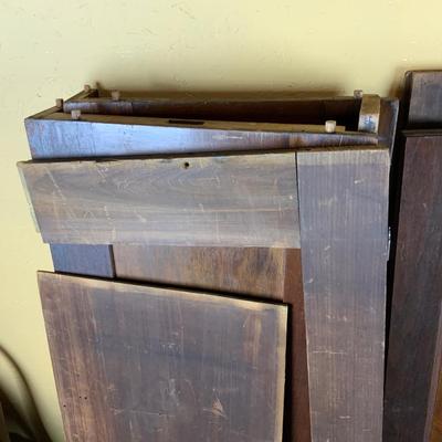 Lot 501 | Disassembled Walnut Wardrobe