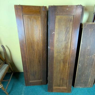 Lot 501 | Disassembled Walnut Wardrobe