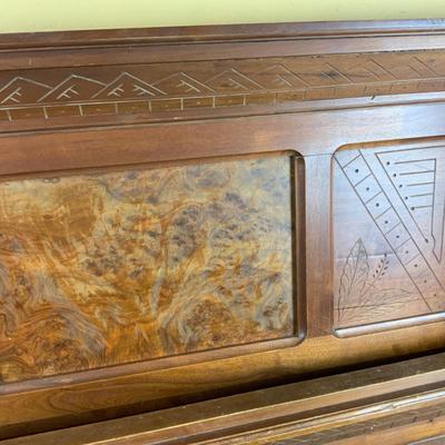 Lot 506 | Bed with Burled Walnut Panels