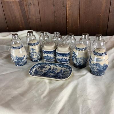 Lot 509 | Modern Dishes and Salt and Pepper Shakers