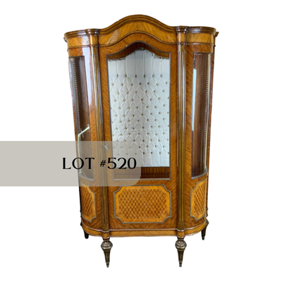 Lot 520 | Louis XVI Vitrine Cabinet