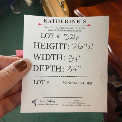 Lot 526 | Antique Game Table