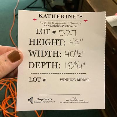 Lot 527 | Eastlake Chest of Drawers