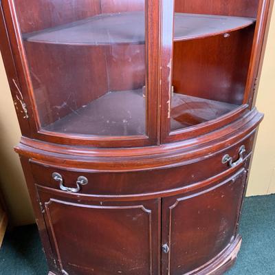 Lot 529 | Mahogany Corner Cabinet