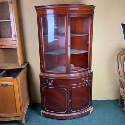 Lot 529 | Mahogany Corner Cabinet