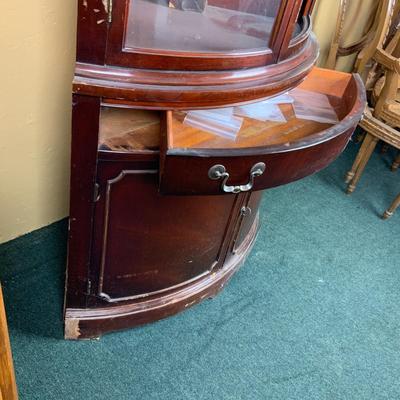 Lot 529 | Mahogany Corner Cabinet