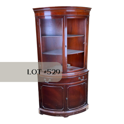 Lot 529 | Mahogany Corner Cabinet