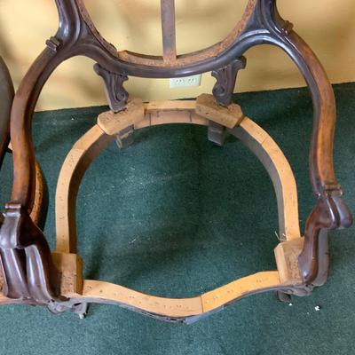 Lot 532 | Carved Rosewood Arm Chairs