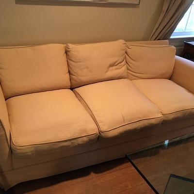 Down filled sofa