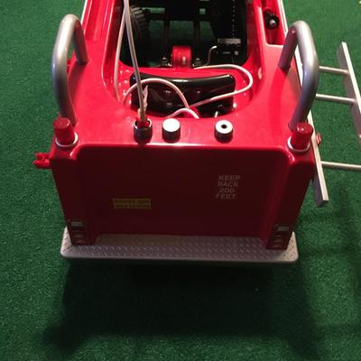 Child's pedal firetruck