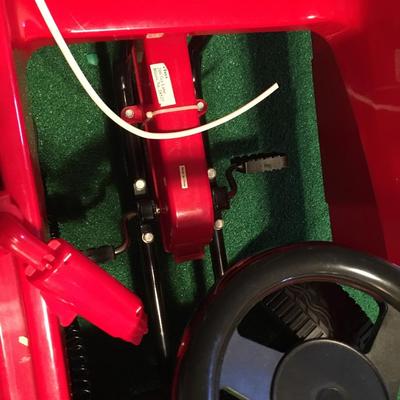 Child's pedal firetruck