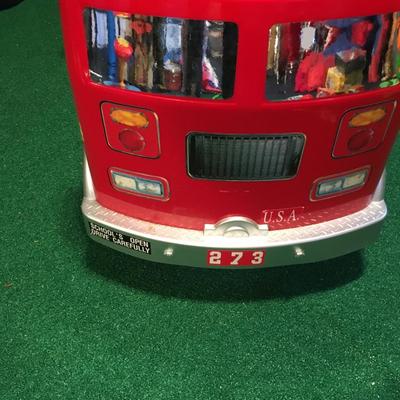 Child's pedal firetruck