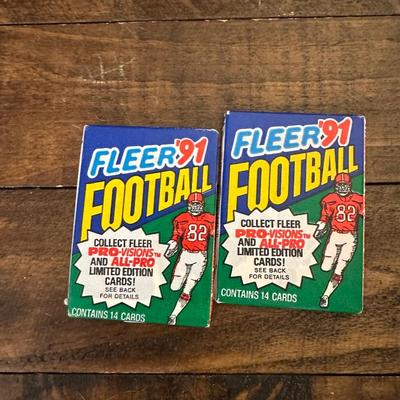 1992 Fleer packs