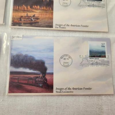 15 - 1 DAY STAMPS - IMAGES OF THE AMERICAN FRONTIER