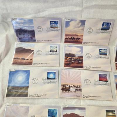 15 - 1 DAY STAMPS - IMAGES OF THE AMERICAN FRONTIER