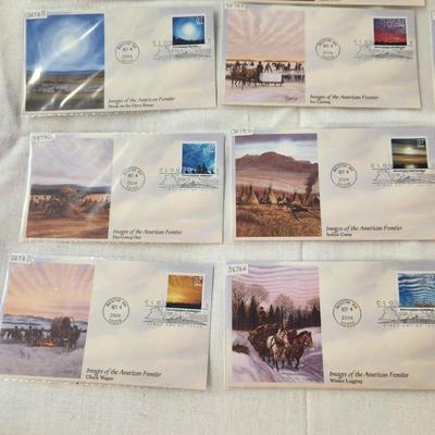 15 - 1 DAY STAMPS - IMAGES OF THE AMERICAN FRONTIER