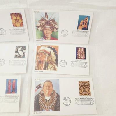 10 - FIRST DAY STAMPS - ART OF THE AMERICAN INDIAN