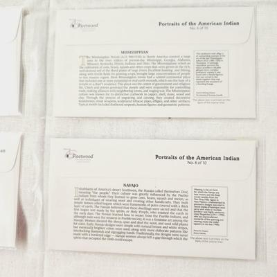 10 - FIRST DAY STAMPS - ART OF THE AMERICAN INDIAN