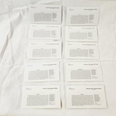 10 - FIRST DAY STAMPS - ART OF THE AMERICAN INDIAN