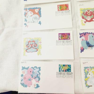 12 - FIRST DAY STAMPS - CHINESE NEW YEAR 2005