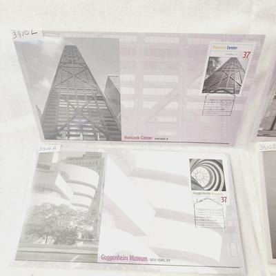 12 - FIRST DAY STAMPS - MASTER OF MODERN AMERICAN ARCHITECTURE