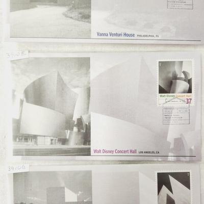 12 - FIRST DAY STAMPS - MASTER OF MODERN AMERICAN ARCHITECTURE