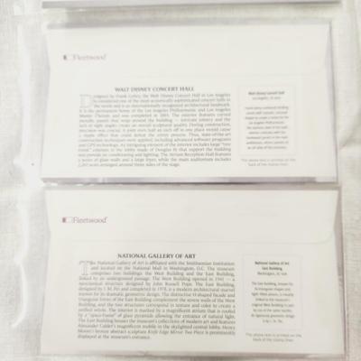12 - FIRST DAY STAMPS - MASTER OF MODERN AMERICAN ARCHITECTURE