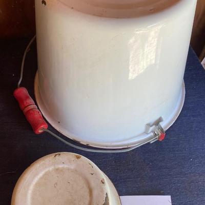 Vintage Enamel Pots