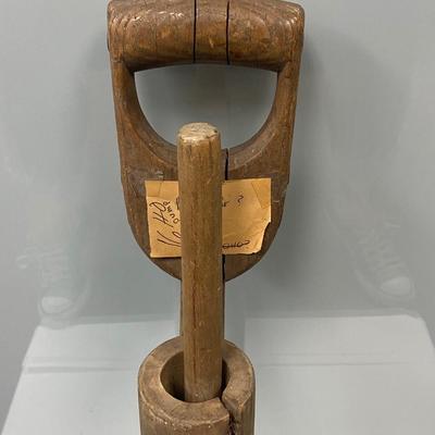 Antique Wooden Two-Part Pump
