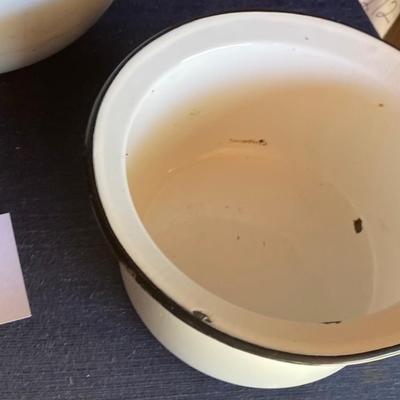 Vintage Enamel Pots