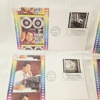 10 - FIRST DAY STAMPS - FILM MAKING - BEHIND THE SCENE