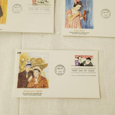 6 - FIRST DAY STAMPS - OLD COMEDIANS