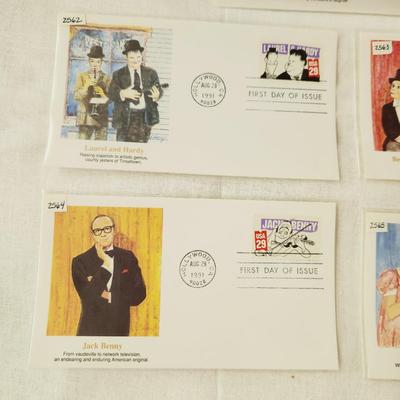 6 - FIRST DAY STAMPS - OLD COMEDIANS