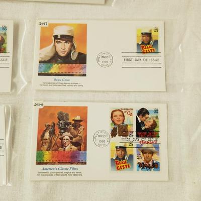 5 - FIRST DAY STAMPS - AMERICAN CLASSIC FILMS