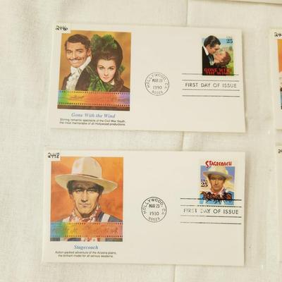 5 - FIRST DAY STAMPS - AMERICAN CLASSIC FILMS