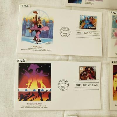 6 - FIRST DAY STAMPS - AMERICAN BROADWAY MUSICALS